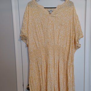 Croft & Barrow Woman's V-Neck Floral Dress Size 3X